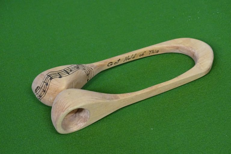 Wooden Spoon Musical Instrument by Ed Campbell Durham Woodworking Club