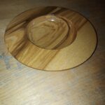 olive ash wide rimmed bowl by Kade B